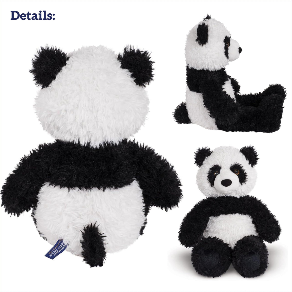 Vermont Teddy Bear 18 Inch Panda Stuffed Animal | Soft Panda Plushie | Cute Panda Plush Toy Gift | Perfect Easter Panda Bear Stuffed Animal | Cuddly Plush Toys for Kids and Adults