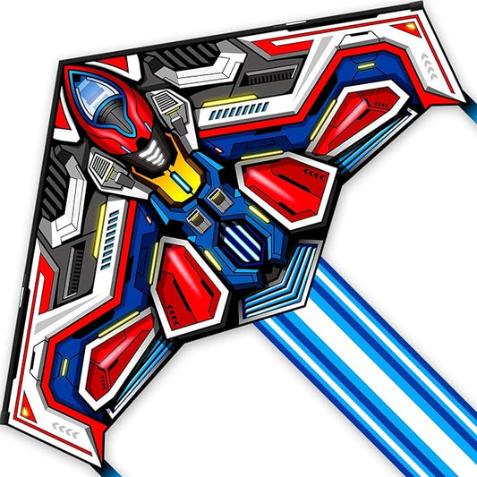 Delta Kites for Kids & Adults, Extremely Easy to Fly, Single Line Beach Kite