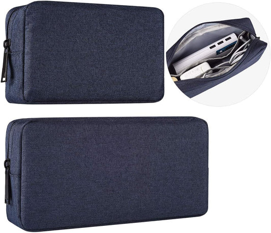 2-Pack Portable Storage Pouch Bag, Universal Electronics Accessories Case Cable Organizer Compatible with Hard Drive