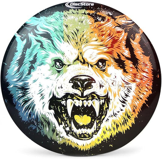 Discraft ESP Buzzz Supercolor Midrange Disc Golf Disc - Custom Design Discraft Discs - Straight Flying and Great for All Skill Levels - Free Mini Marker Included