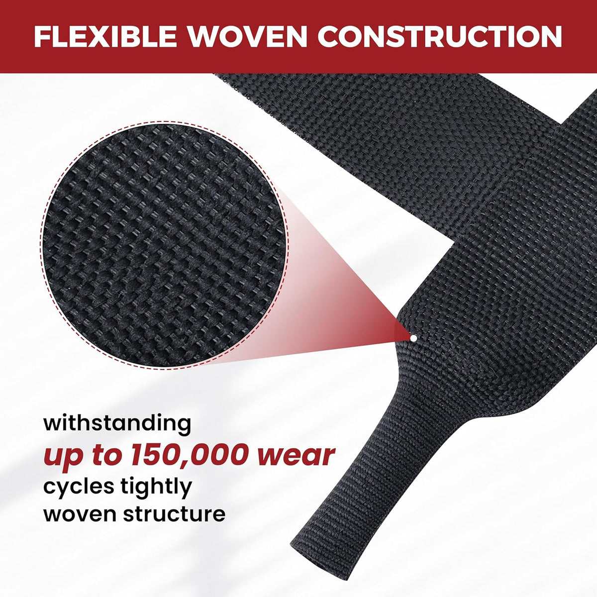 BuyUneed 2:1 (1/2" 16ft) Braided Sleeving Shrinkable Fabric Heat Shrink Tubing- Abrasion Protection Flexibility Wiring