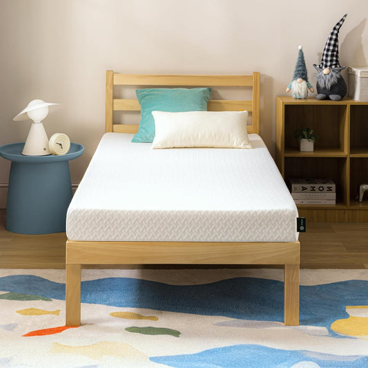 Zinus 5 Inch Twin Memory Foam Mattress - Cooling Essential Design, Medium Feel, Fiberglass Free, Safe Materials
