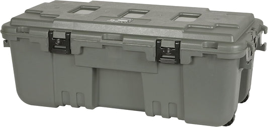 Plano Storage Trunk - 108 Quart Storage Solution with Wheels | Hunter Green