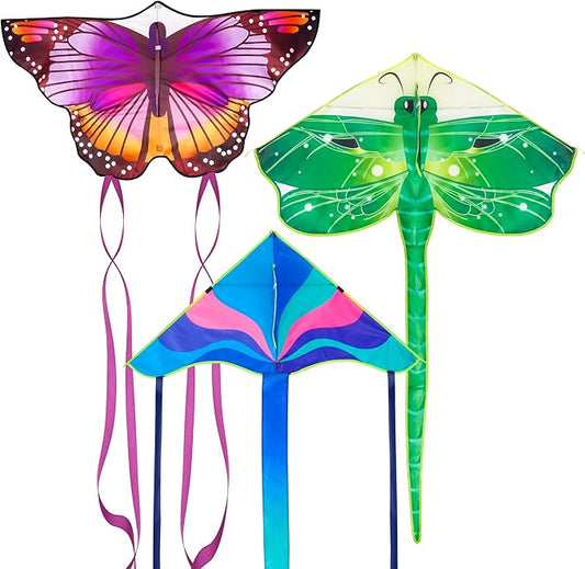 Large Kites for Adults Kites for Kids Ages 4-8， 8-12 Beach Park Outdoor Game Activities, Gifts for Easter and Festival