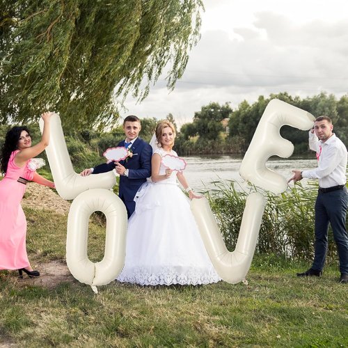 Big Letters Balloon - 40 Inch Cream White Sand Mylar Alphabet Balloons | Custom Name Decor for Girls' Birthday Parties