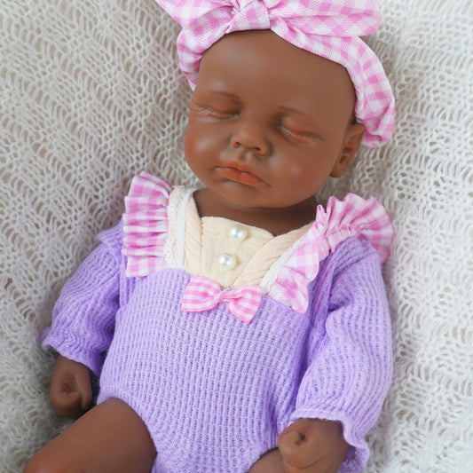 MEIVCOS 12 in Full Silicone Reborn Baby Dolls, 1:1 Lifelike Newborn Dolls Non Vinyl Realistic Reborn Toddler Dolls Boy Washable Sleeping Doll