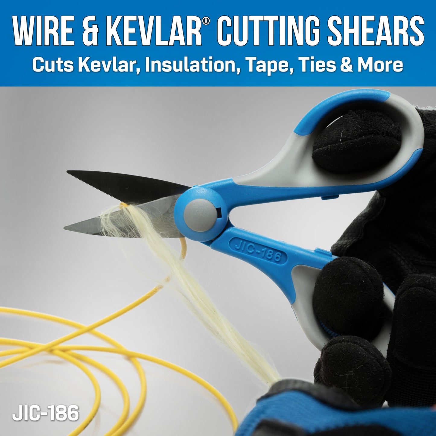 Jonard Tools TK-184A Fiber Optic Connector Clean & Prep Kit+ - Fiber Optic Stripper, Cable Cutter, Cleaver, VFL, Kevlar Scissors, Wipes, Rugged Case