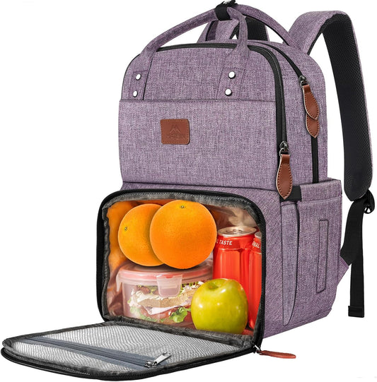 Backpack Backpacks 15.6 inch MATEIN Laptop with Lunch Box, Insulated Women with Cooler Compartment, Fits Laptop Water