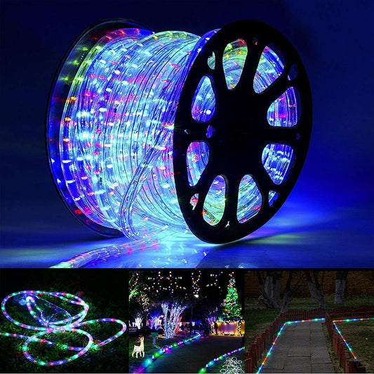 Skiennix 150ft LED Rope Lights - Waterproof, Flexible Tube Lighting with 8 Modes | Multicolor for Indoor & Outdoor Decor
