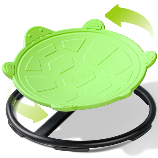 Turtle Spinning Chair for Autistic Kids – Sensory Spinning Toy, Spin Chair for Kids Autism, Sensory Swivel Seat for Balance, Coordination, Focus & ADHD Support, Autism Sensory Products (Green)