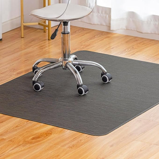 BARoyal Office Chair Mat for Hardwood Floor Under Desk Computer Rolling Chair Mat for Wood/Tile Floor Non-Slip Heavy Duty Desk Rug PVC Plastic Hard Floor Protector 36"x 55" (Espresso)
