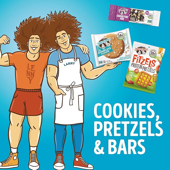 Lenny & Larry's Cookie-fied Protein Bar ??Peanut Butter Chocolate Chip Vegan 9x45g ??Healthy Snacks with 12g Plant Protein & 5g Fiber ??Gluten free Power Bar, Keto Friendly, Non-GMO & Vegan