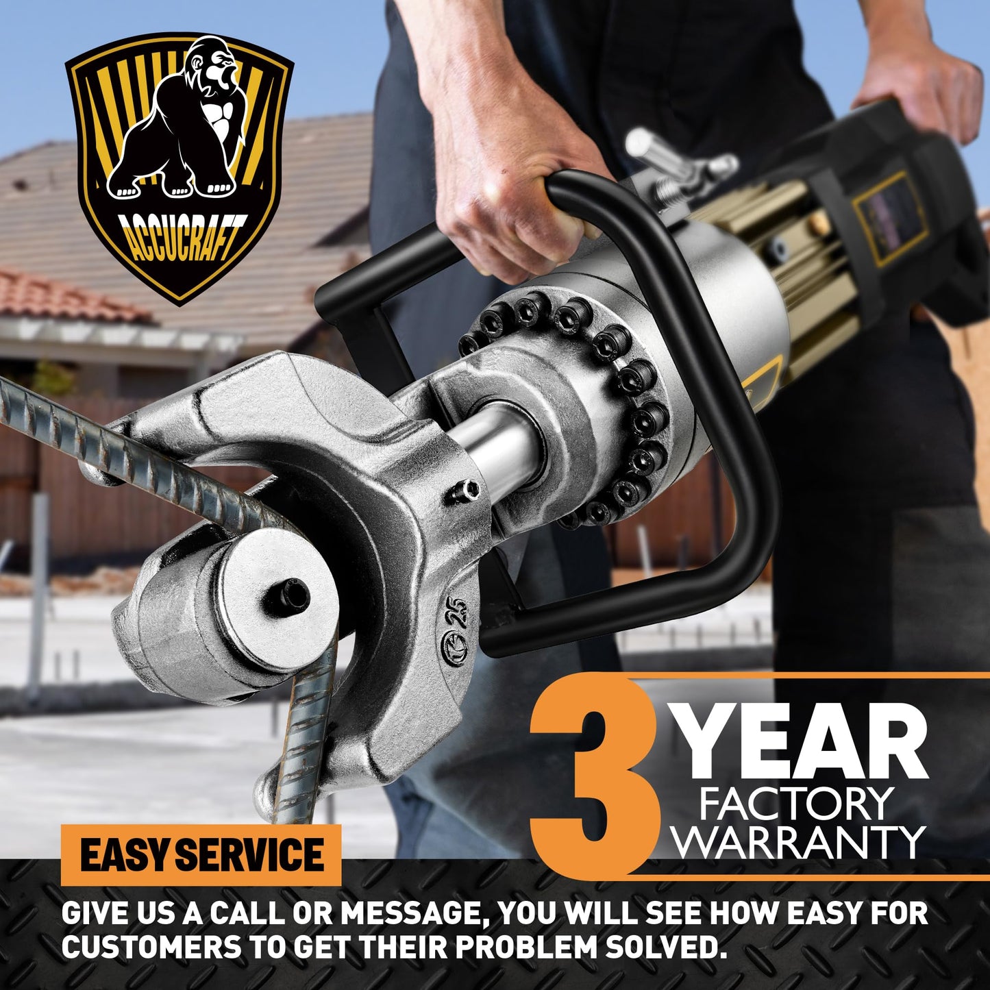 [Upgraded Version] Electric Rebar Bender with Brushless Motor, 1100W Portable Hydraulic Rebar Bender Tool, Handheld Rebar Bender Machine, 110V ﻿ (Max Rebar 7/8" 22mm #7)