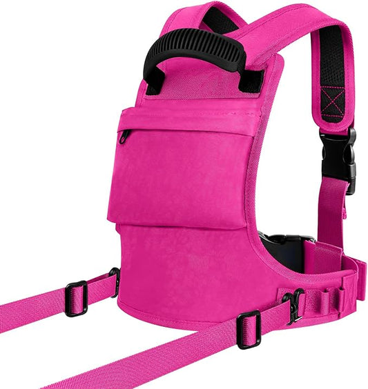 Ski Harness for Kids,Ski and Snowboard Training Harness with 2 Leashes & Backpack,Control Steer & Speed,Perfect for Beginners