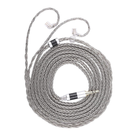 2m 16 2Pin) Linsoul Tripowin Zonie IEM Cable, Long Earbud Cord, Core Silver Plated Earphone Cable, in Ear Monitor Wire