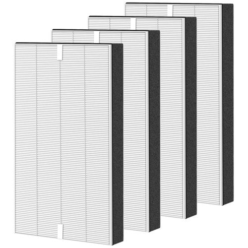 F1 True HEPA Repalcement Filter for 3M Filtrete Room Air Purifier FAP-C01-F1 FAP-T02-F1 FAP-C01BA-G1 FAP-T02WA-G1 FAP-ST02W and FAP-ST02N,4 Pack