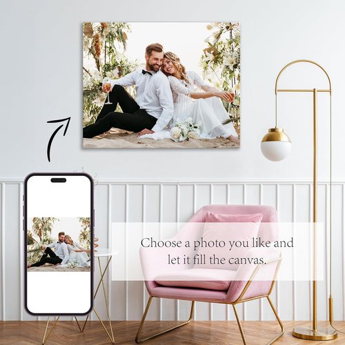 Cara Nonna Custom Canvas Prints - Personalized 12x12 Framed Photo Gifts | Ideal Wall Art for Home Decor