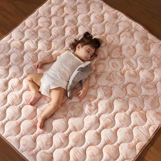 Momcozy Baby Play Mat, Leopard Brown
