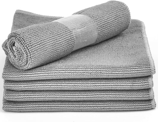 5 7X Hudson Hi-Fi Anti Static Microfiber Record Cleaning Cloth - pk - The Audiophiles Anti-Scratch Lint & Dust Magnets