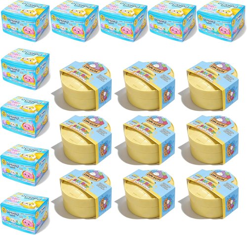 Glitter Dumpling Squishy Set by [Brand Name] - 9-Pack Colorful Sensory Stress Relief Toys | Perfect for Party Favors & Collectibles