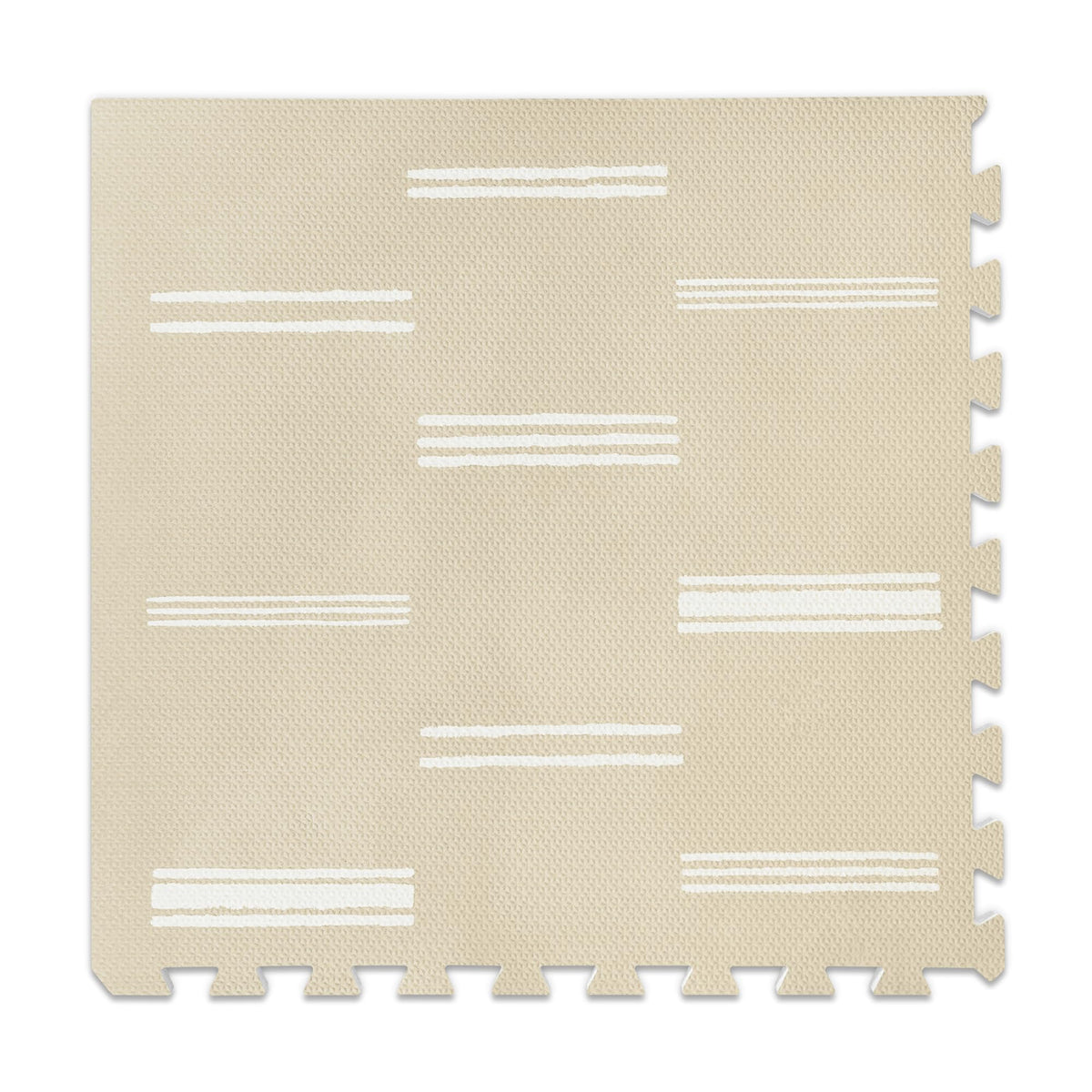 Lillefolk Baby Play Mat – 6x8ft Old White | Soft Non Toxic Premium Foam Mat for Tummy Time, Crawling & Playroom – Waterproof Mat for Babies & Toddlers (12 Tiles)
