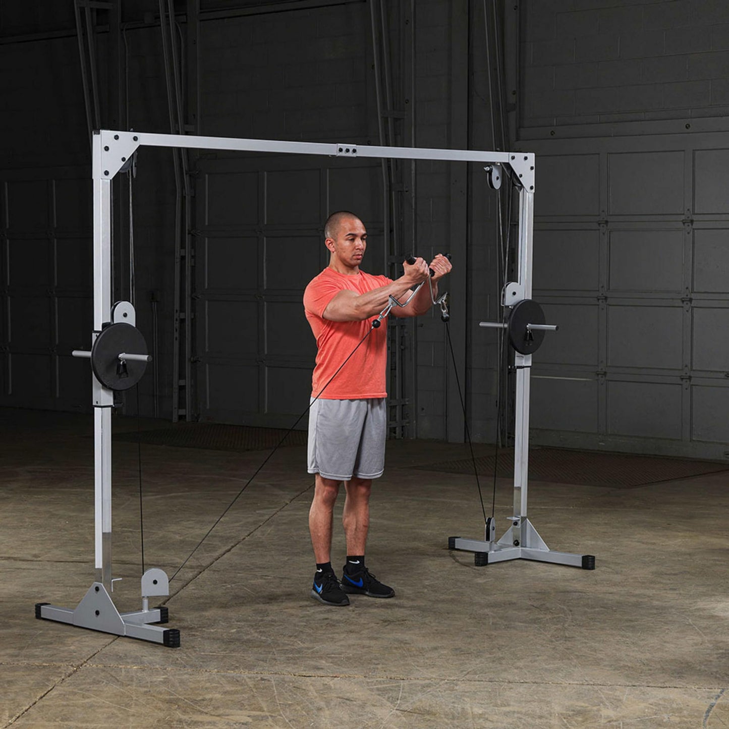 Body-Solid Powerline Cable Crossover Machine - High and Low Pulleys Gym Equipment for Home, Functional Trainer, Total Body Exercise, Cable Fly and Crossover Workouts