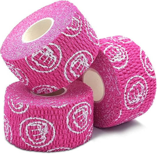 WOD Nation Flexible Hook-Grip Athletic Tape – Easy-Tear, Sweat-Proof Thumb & Finger Strips for Weightlifting