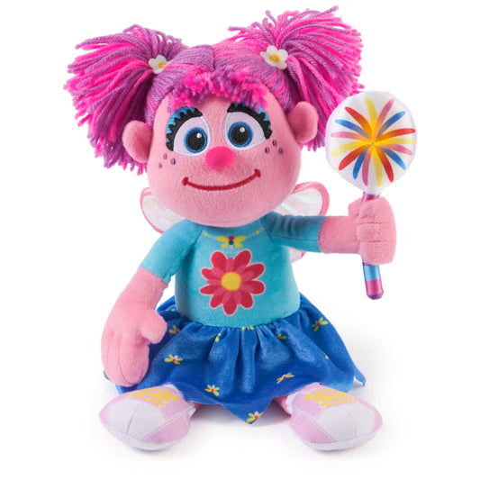GUND Sesame Street Abby Cadabby Plush with LED Wand, Toddler Doll with Nightlight, Sensory Toy, Sesame Street Stuffed Animal for Ages 1 and Up, 13”