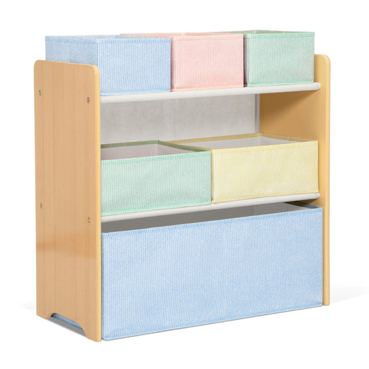 Delta Children - GapKids 6 Bin Toy Organizer - Greenguard Gold Certified, Pastel