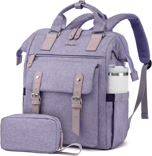 Backpack 15.6 Inch Backpacks Daypack, 15.6 inch LOVEVOOK Laptop for Women, Teacher Nurse Bag Work Travel Computer