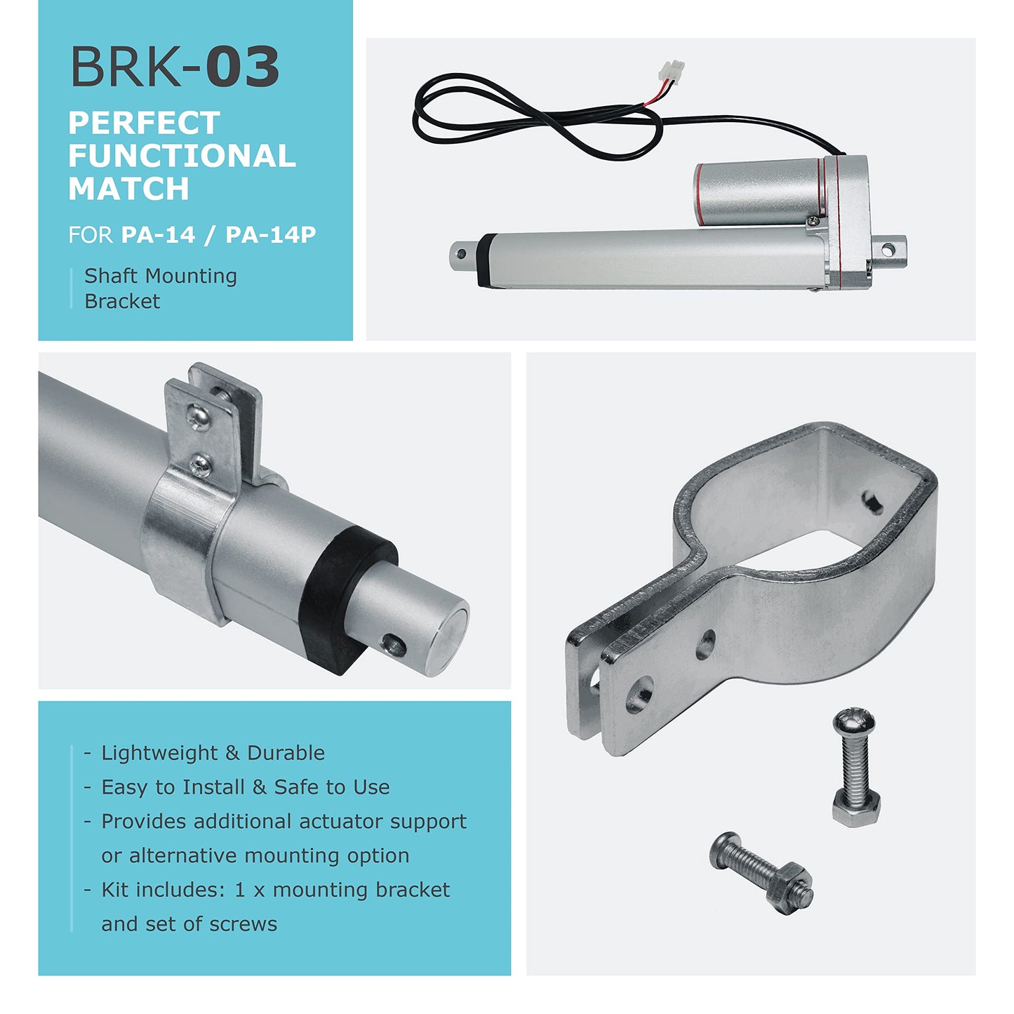 Progressive Automations 12V Mini Linear Electric Actuator - 4 inches, 35 lbs Force, Innovative Compact Design and Versatile Capabilities for Home and General Automation, Automotive, Manufacturing