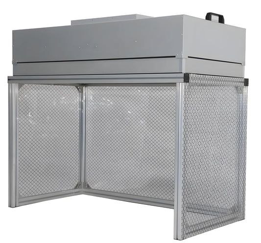 Banfluxion 110V Air Flow Clean Bench Dust Free Room Workshop Vertical Laminar Flow Hood with HEPA Filter and 47.24"*23.62"*29.13" Working Area for Phone LCD Repair Workshop Laboratory