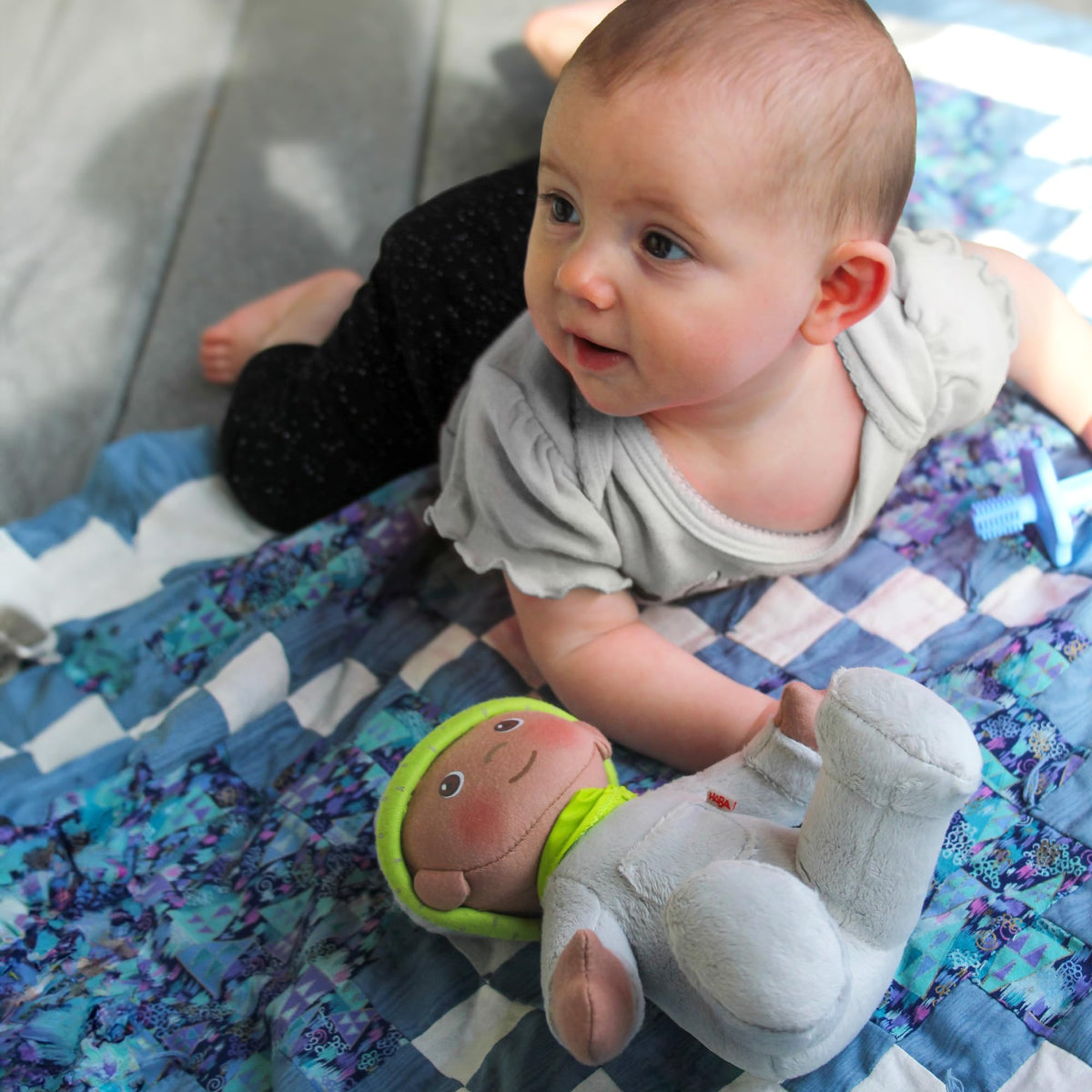 HABA Snug Up Ollie Doll: My First Baby Doll & Soft Plush Toy for Toddlers 1-3, Gender Neutral New Baby Gift