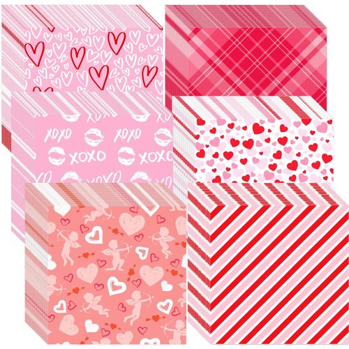 Harloon 960 Pcs Mother's Day Wax Paper Sheets Sandwich 12 x 12 Inch Pink Parchment Paper for Valentine's Day Best Mom Wedding Birthday Party Baking Wrapping Tissue Food Basket Liner