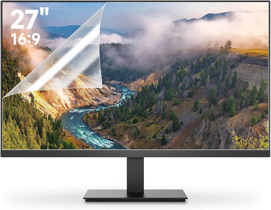 2 Pack 27 Inch 27'' 16:9 Anti Glare Computer Screen Cover, for with Aspect Ratio Computer Widescreen Monitor, Eye