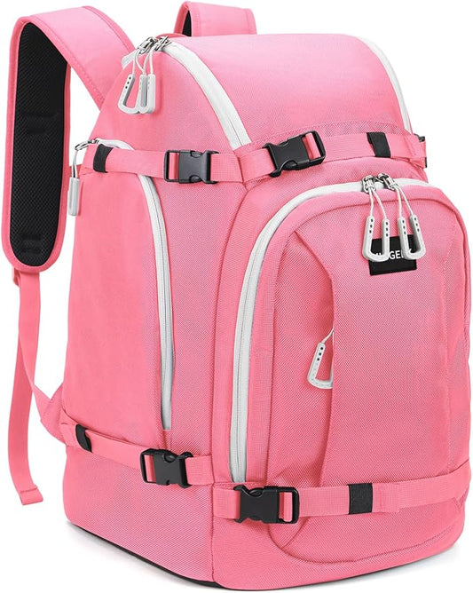 Ski Boot Bag, 50L Ski Boot Travel Backpack for Skis, Snowboard & Accessories, Waterproof Padded Ski Boot Bag Backpack