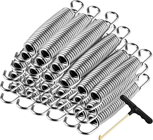 Heavy Duty Trampoline Springs 5.5inch for Trampolines, Stainless Steel Trampolin Replacement Springs 12pcs