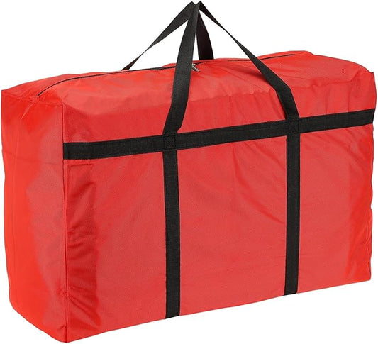 Extra Large Duffle Bag, 39 x 23 x 11 in Travel Big Duffle Bag with Zipper Handle Storage Foldable Waterproof Lightweight Bag for Women Men Travel Moving Camping (Red)
