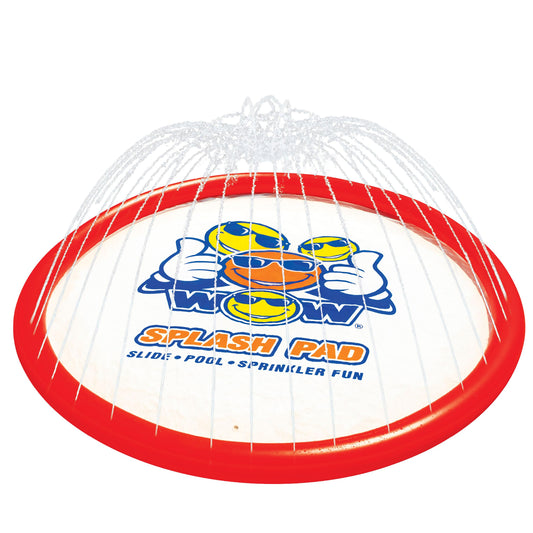 WOW Sports Giant Splash Pad, Durable wading pool with Built in Sprinklers