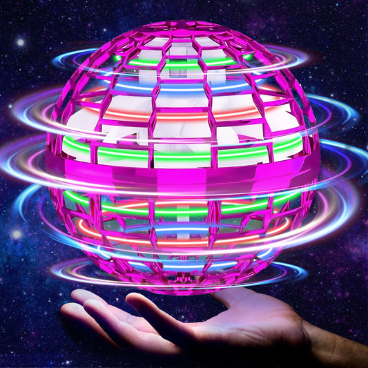 KIYTARBOO Flying Orb Ball Toy, Galaxy Ball 2024 Cosmic Globe Boomerang Hover Ball Fidget Spinner, Hand Controlled Mini Drone, Cool Toys Gifts for 6 7 8 9 10+ Year Old Boys Girls Outdoor Toys