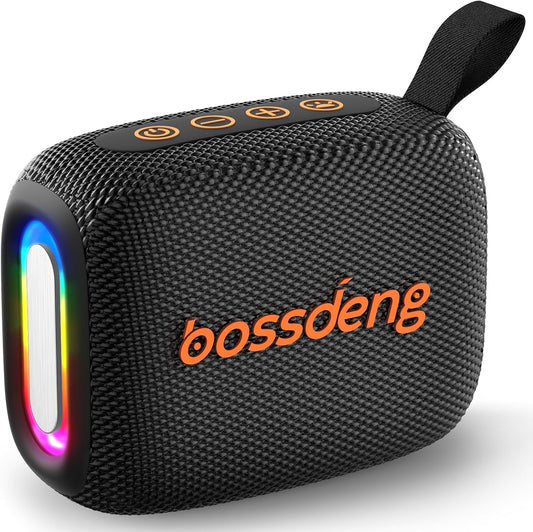bossdeng IPX5 BT5.3,Wireless Portable Waterproof Bluetooth Speaker for Outdoor,HD Sound All-Day Playtime, Speakers