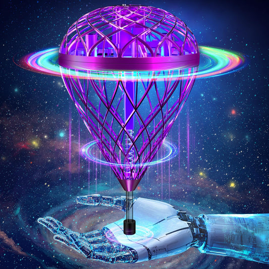 AMERFIST The Latest Cool and Magical Flying Toy, Combining AI Motion Control Technology with Contact Sensing System, Make it Become Bounce & Flip & Flight Toys, Fully unleashing Your Creativity.