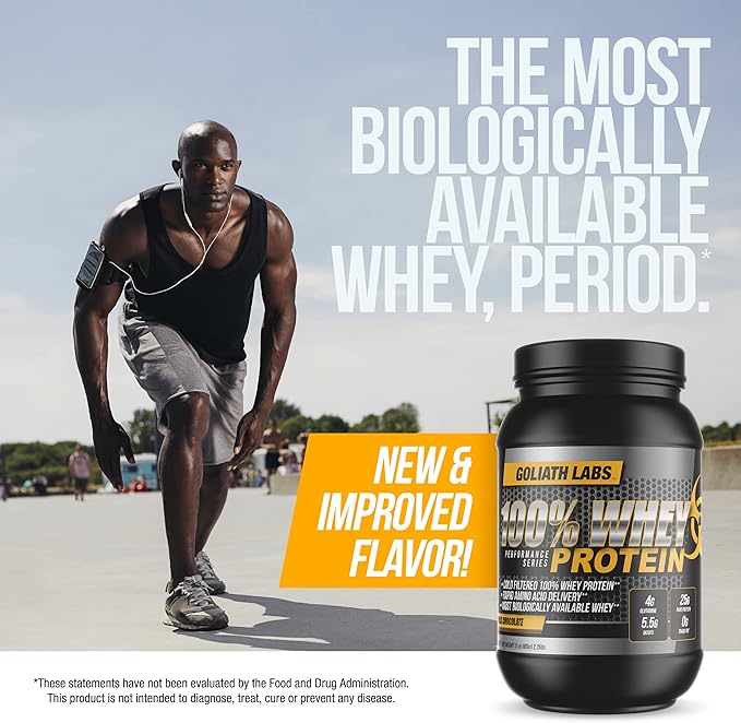 Goliath Labs 100% Whey Protein Powder 10 lb (Vanilla)