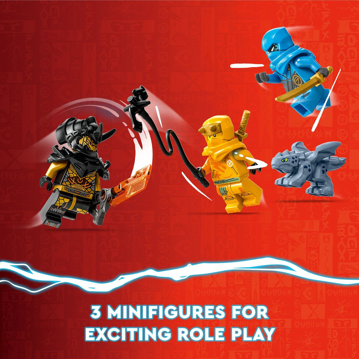 LEGO NINJAGO NYA and Arin’s Baby Dragon Battle 71798 Ninja Building Toy, Features a Jet, 2 Dragons, 3 Minifigures and Baby Riyu, Gift Idea for Toddlers Ages 4+