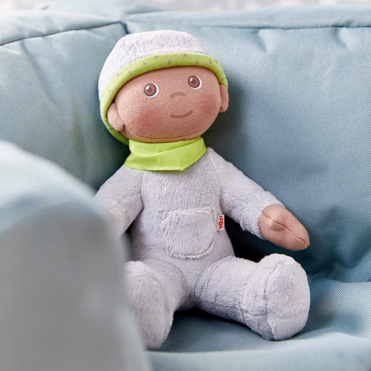 HABA Snug Up Ollie Doll: My First Baby Doll & Soft Plush Toy for Toddlers 1-3, Gender Neutral New Baby Gift
