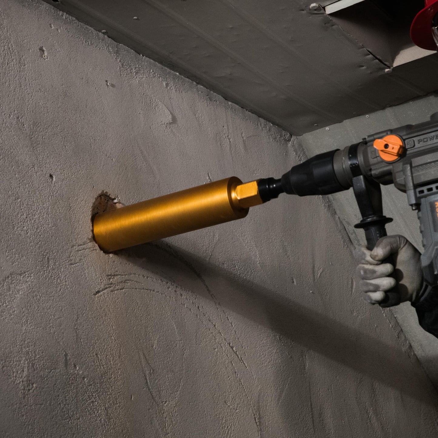 KSEIBI 619254 Wet Concrete Core Drill Bit, 10-Inch Diameter for Drilling Concrete, Marble, Granite, Brick, and Hard Masonry 16-Inch Drilling Depth, 1-1/4"-7 Arbor, 10mm Segment Height Diamond Hole Saw