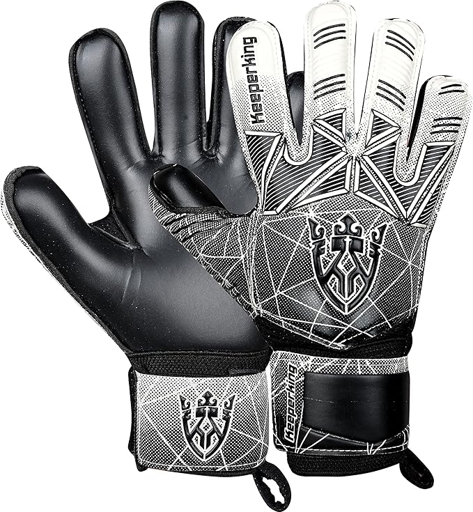 Soccer Goalie Goalkeeper Gloves for Kids Boys Youth & Adult,Latex Strong Grip Palms with Removable Finger Spines Protection Children Football Gloves for Training/Match(Sizes 5-10,6 Styles)