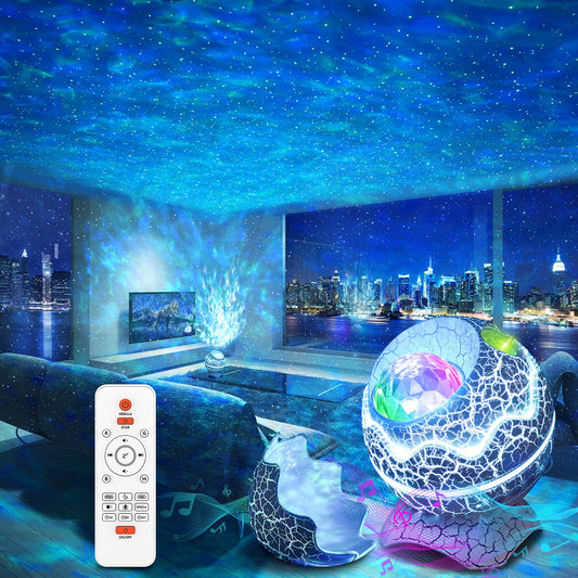 Rossetta Star Projector, Galaxy Projector for Bedroom Nebula Night Light Projector with White Noise, Bluetooth Speaker, Timer and Remote, Kids Room Decor, Birthday, Party, Gifts for Kids Teens Adults