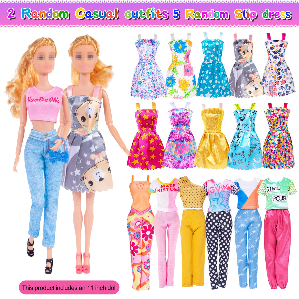 ebuddy 11.5 inch Doll Closet Playset with 106 pcs Clothes and Accessories for Girls 6-12 Including one Doll, Closet, Stylish Blue Set, Luggage, Shoe Rack, Wedding Gowns