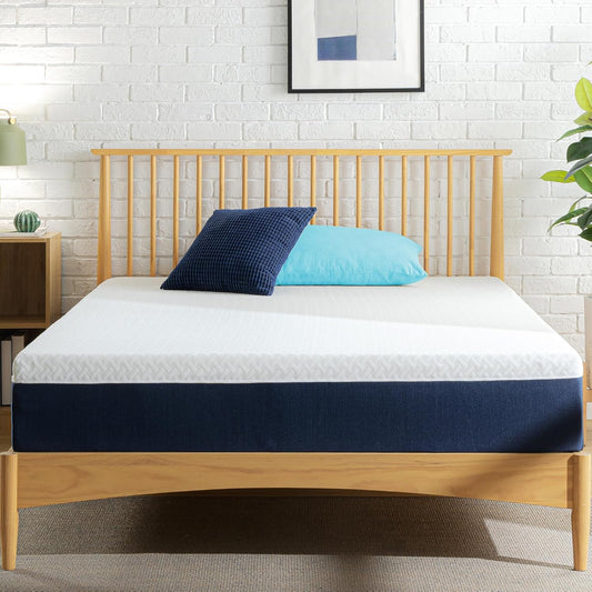 Zinus 10 Inch King Hybrid Mattress - Cooling Comfort, Medium Firm, Fiberglass Free, Motion Isolation